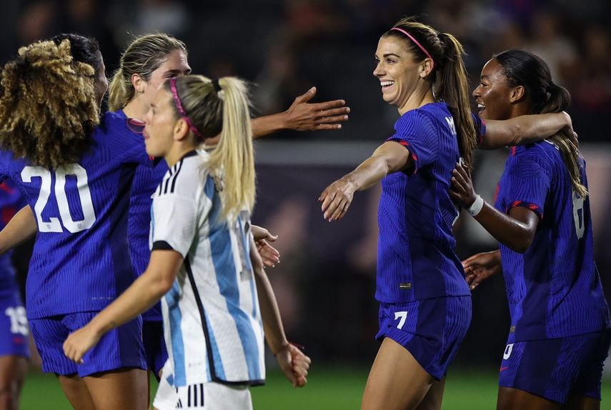 Copa Oro W 2024: USA golea a Argentina y se clasifica a Cuartos de Final