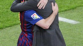 Messi recibe a Guardiola