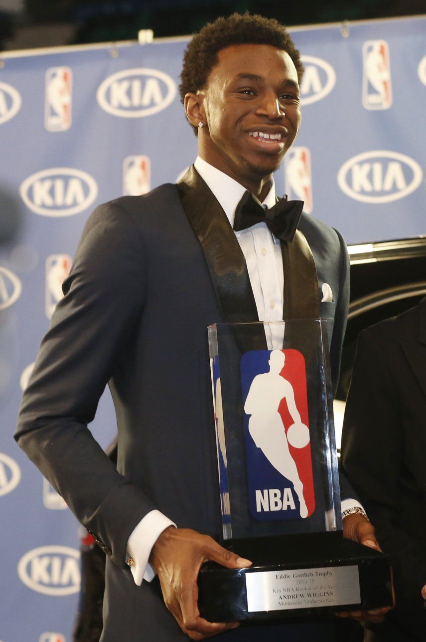 Andrew Wiggins, novato del año de la NBA