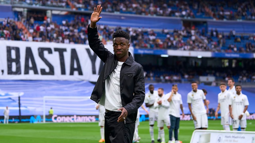 Vinícius Jr agradece a los fanáticos del Real Madrid por el apoyo