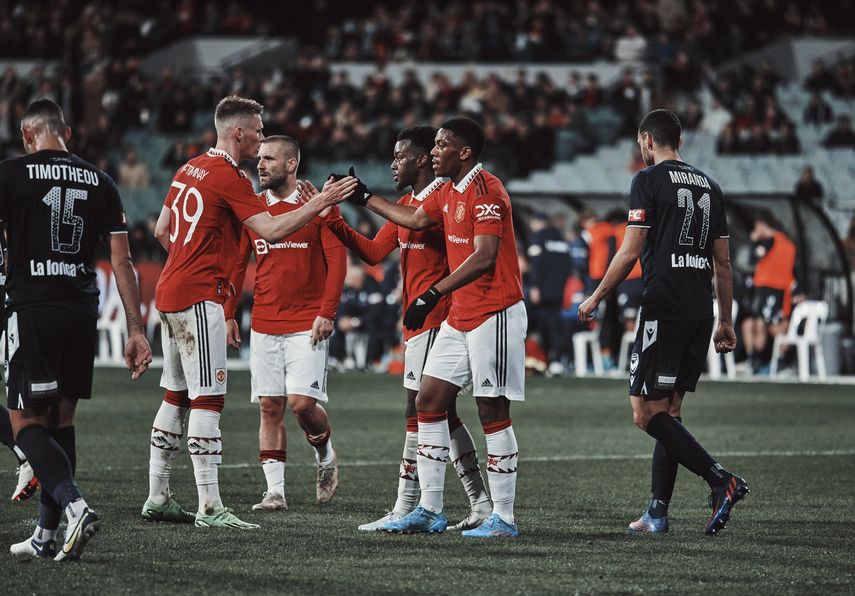 El Manchester United derrotó por goleada al Melbourne en pretemporada