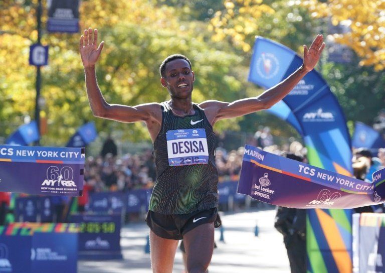 Etíope Lelisa Desisa gana la maratón masculina de Nueva York