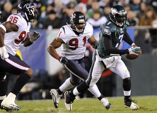 Vick rallies the Eagles to 34-24 win over Texans - The San Diego  Union-Tribune