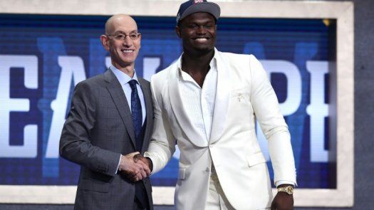 Zion Williamson, elegido en primer lugar del Draft de la NBA