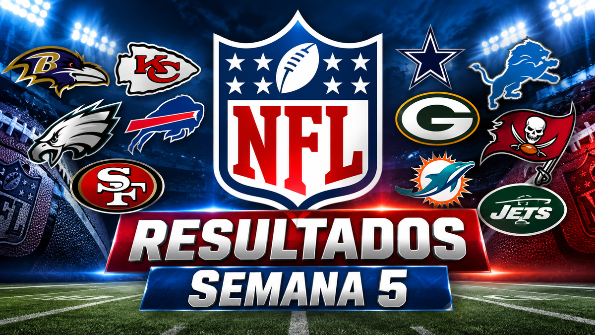 NFL: Resultados de la semana 5 en la National Football League