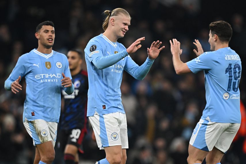 Champions League: El Manchester City supera cómodamente llave ante Copenhague
