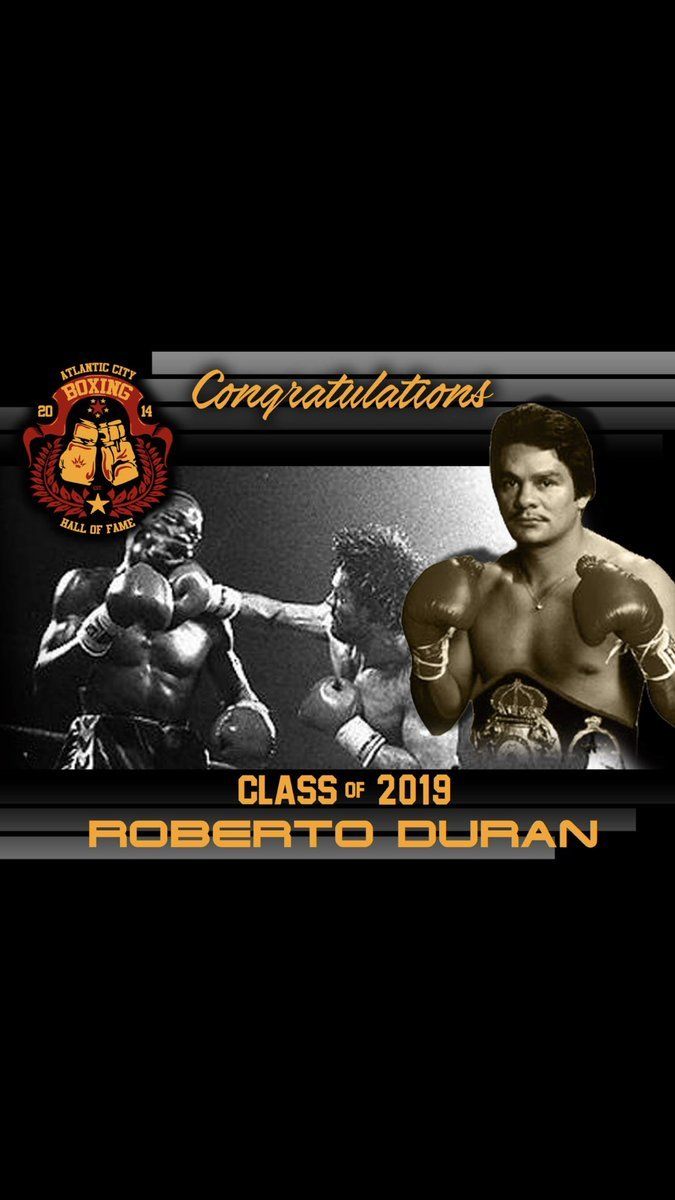Roberto Durán será exaltado al Salón de la Fama de Atlantic City
