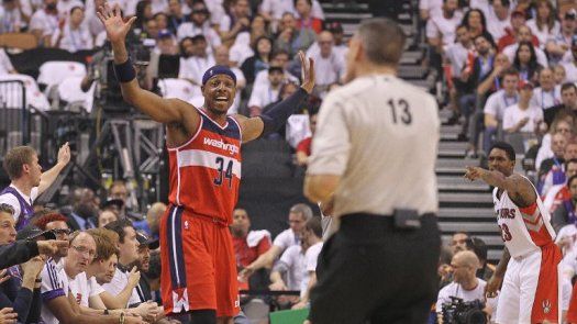 Pierce guía primera victoria de Wizards ante Raptors en playoffs del Este