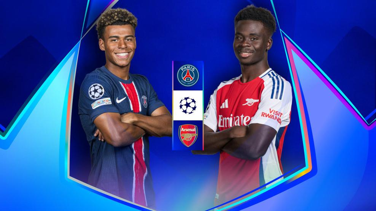 Champions League: XI confirmados de PSG y Arsenal en la semifinal de vuelta