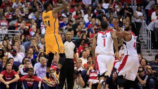 NBA: Pacers arrollan a Wizards y toman ventaja en playoffs del Este
