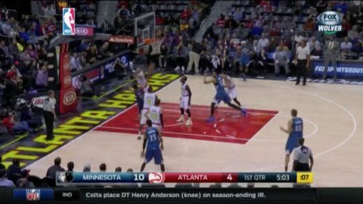 Timberwolves dilapidan ventaja de 34 puntos pero vencen a Hawks