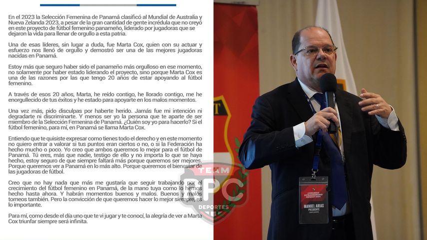 Comunicado de Manuel Arias Comunicado de Manuel Arias