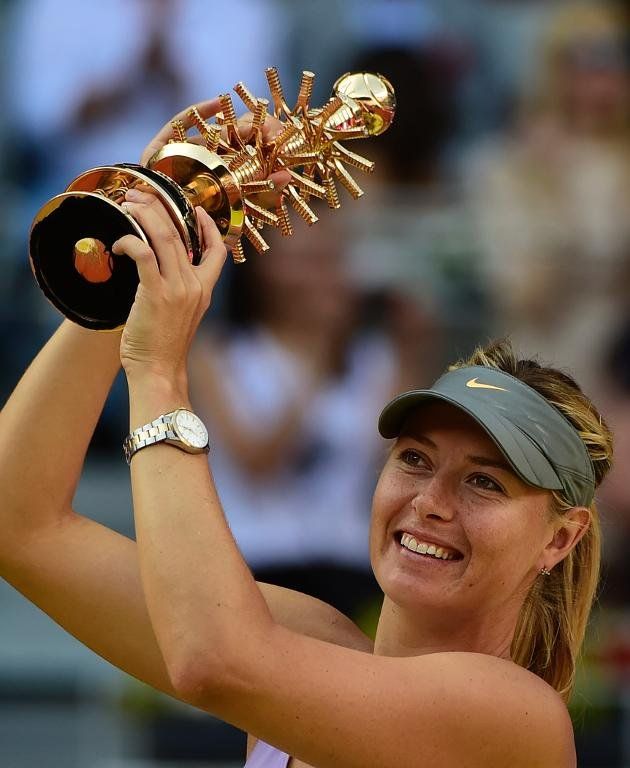 Sharapova gana en Madrid y sube dos escalones en el escalafón, Serena sigue dominando