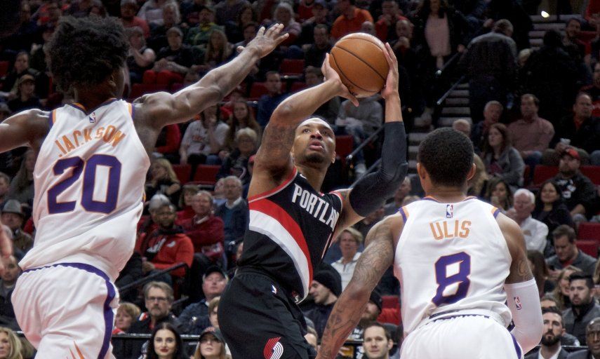 Con 31 de Lillard, Blazers doblegan a Suns