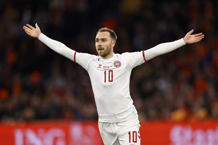 Christian Eriksen marca en su regreso con Dinamarca&nbsp;