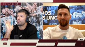 &nbsp;Sergio Agüero invita a Lionel Messi y transmiten en directo