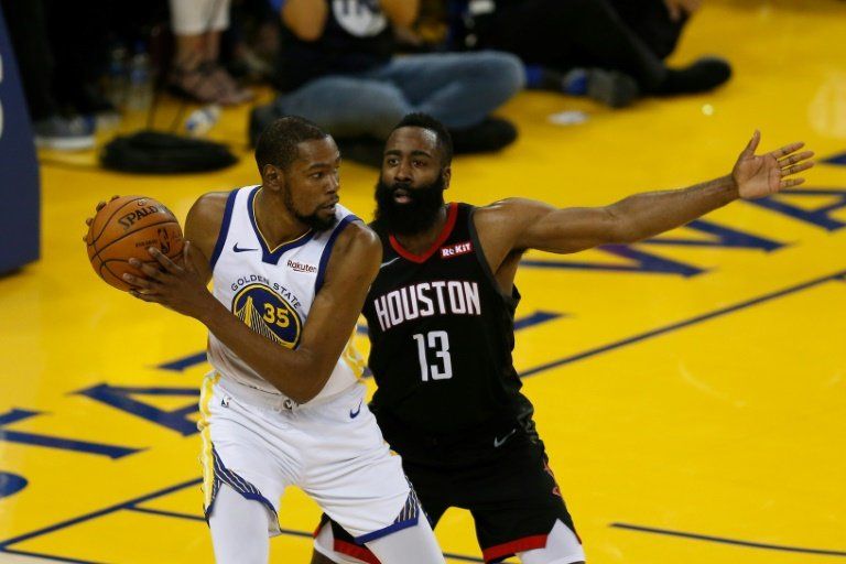 Durant sufre una distensión leve y se perderá la serie contra los Rockets