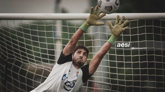 Jaime Penedo acompañando a la selección de Panamá en uno de los entrenamientos en Houston de cara a la Copa Oro 2021