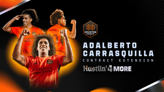 Adalberto Carrasquilla extendió su contrato con el Houston Dynamo