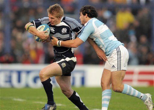 Rugby: Argentina cae 26-14 ante Escocia