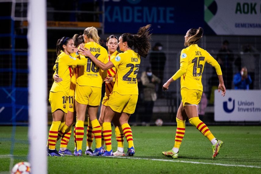 Barcelona vuelve a golear en Champions League femenina para pasar a cuartos