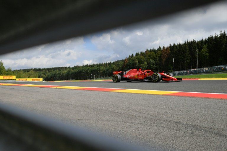 Vettel (Ferrari), el más rápido en primeros libres del GP de Bélgica