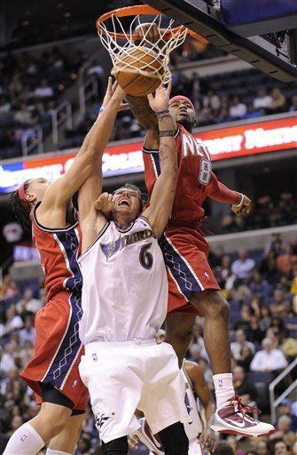 NBA: Wizards 123, Nets 104; Arenas anota 32 puntos