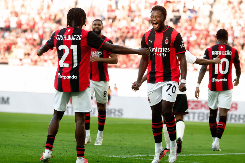 AC Milan saca victoria ante el Manchester United en amistoso