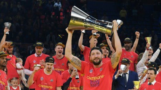CSKA de Moscú campeón de Europa de básquet tras ganar 91-83 a Efes Estambul