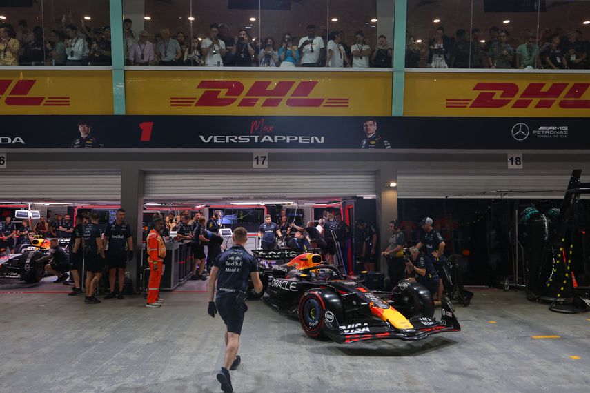 Fórmula 1: Max Verstappen domina libres en Singapur
