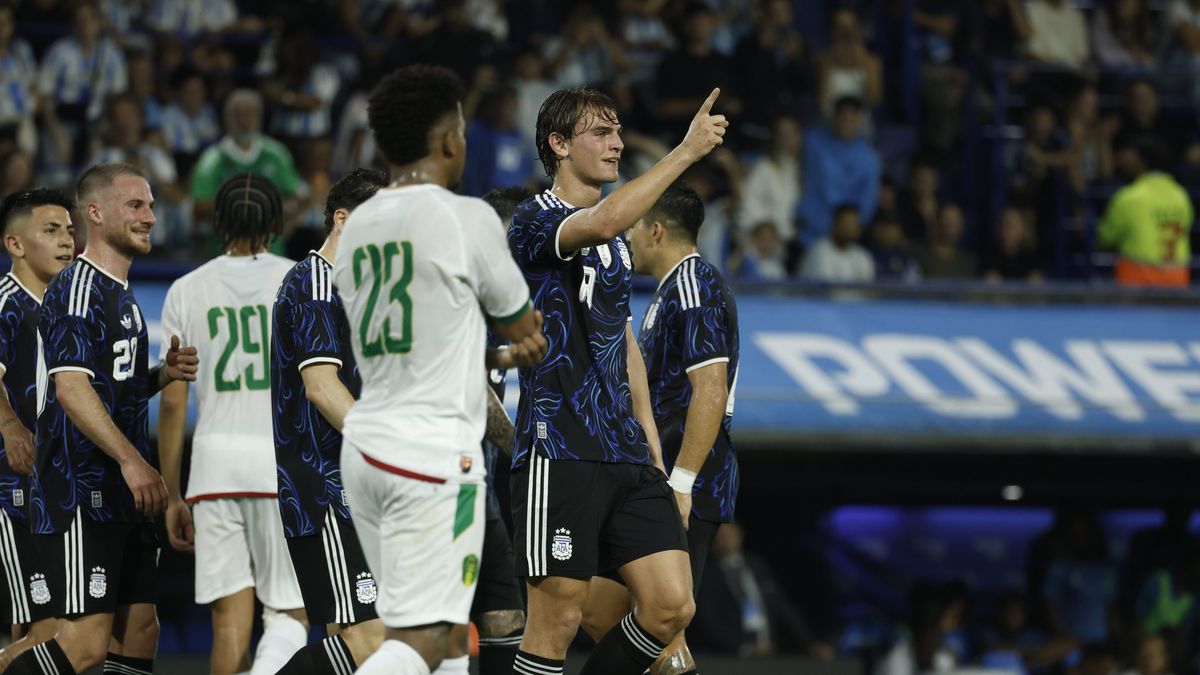 La selección de Argentina le ganó duelo amistoso a Mauritania La selección de Argentina le ganó duelo amistoso a Mauritania