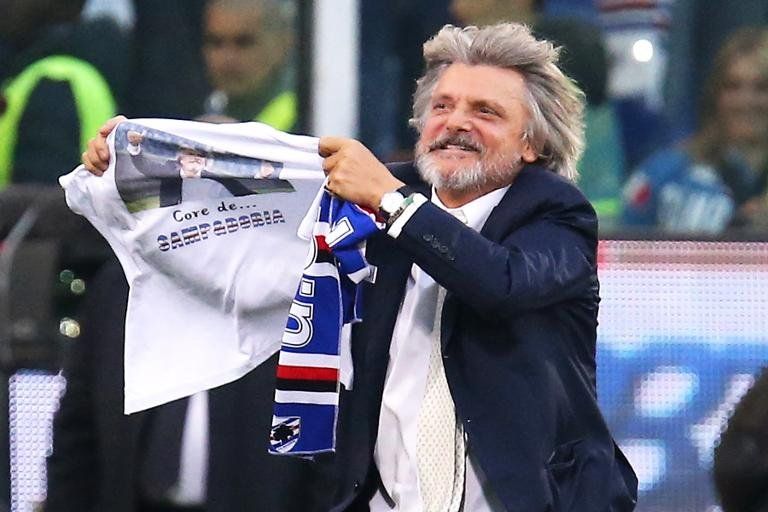 Federación italiana investiga a presidente de Sampdoria por insultos xenófobos