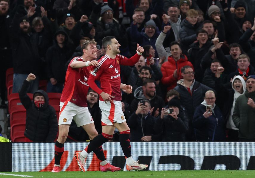 Manchester United clasifica a cuartos de final tras vencer a la Real Sociedad