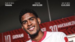 Giovany Herbert fue presentado como nuevo jugador del FC Kryvbas