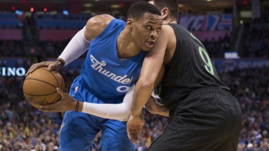 Westbrook da la victoria a Oklahoma y los Cavaliers ganan a Warriors