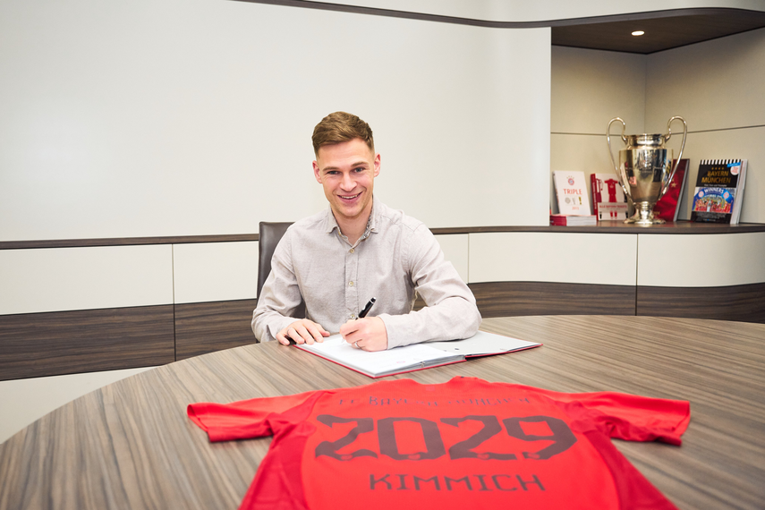 Joshua Kimmich renovó su contrato con el Bayern Múnich