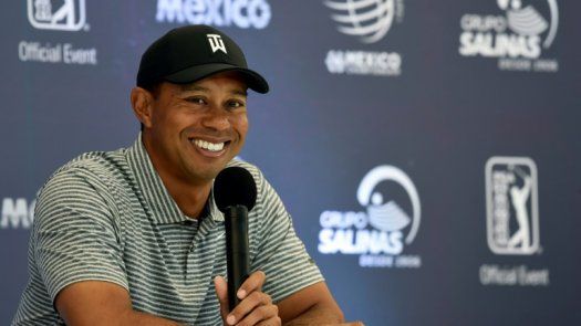 Tiger Woods apunta alto en torneo PGA de México