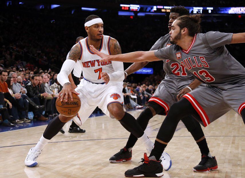 Knicks se aprovechan de fatigados Bulls