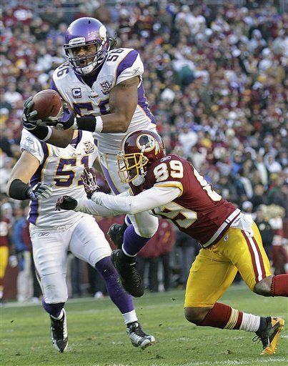 NFL: Vikings 17, Redskins 13; Frazier gana en debut con Minnesota