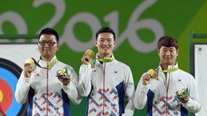 Corea del Sur gana el oro por equipos masculino del tiro con arco de Rio-2016