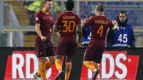 Delantera de la Roma se destaca en la Serie A