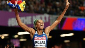 Rojas gana a Ibargüen en duelo por el oro en triple salto de Londres-2017
