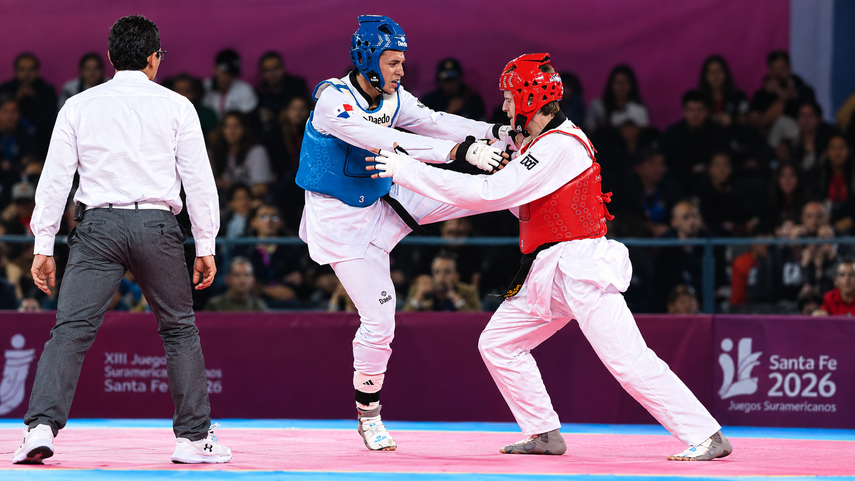 Juegos Suramericanos 2026: Ian Romero gana bronce en taekwondo