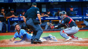 MLB: José Caballero se robó el home plate ante los Marlins