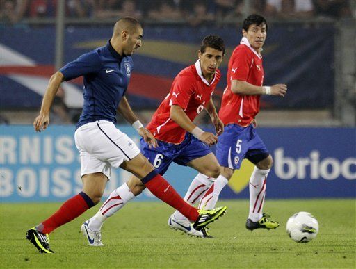 Chile empata 1-1 con Francia