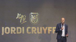 Ecuador presenta a Jordi Cruyff como nuevo técnico