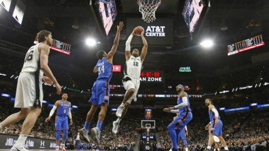 Un estelar Aldridge dirige a los Spurs y LeBron comanda el triunfo de Cleveland