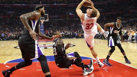 Griffin anota 37, guía a Clippers en triunfo sobre Kings