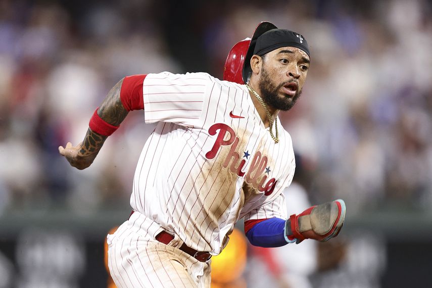 MLB: Los Phillies colocaron a Edmundo Sosa en la lista de lesionados