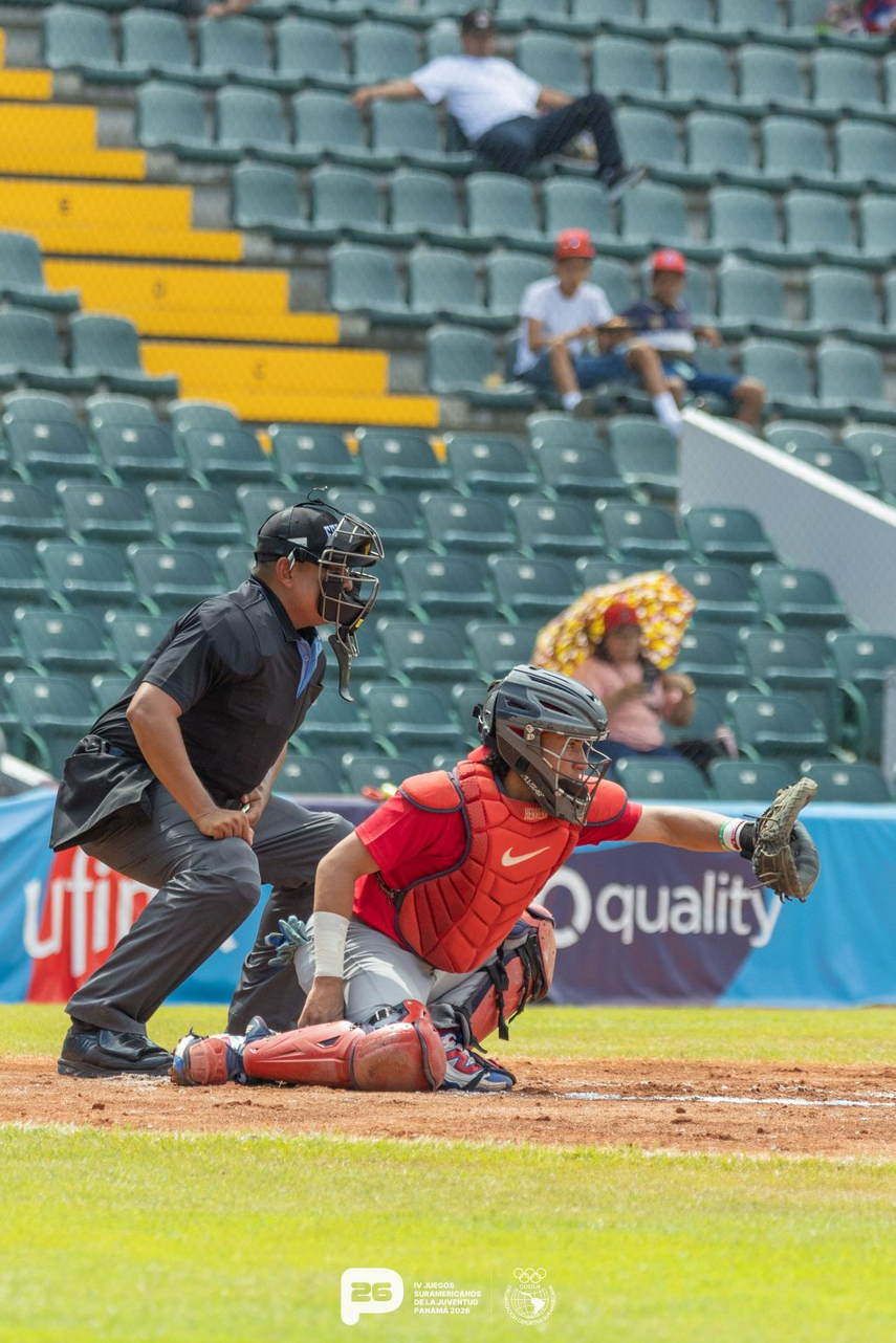 Juegos Suramericanos de la Juventud 2026: Panamá mantiene paso perfecto en béisbol